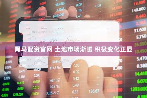黑马配资官网 土地市场渐暖 积极变化正显